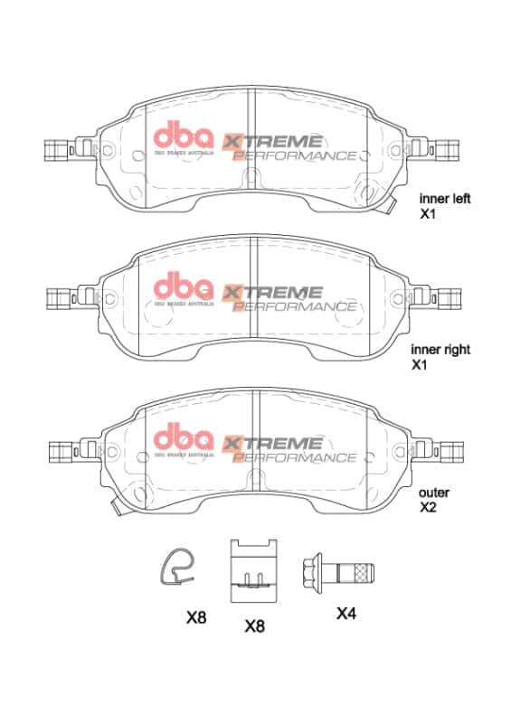 DBA — DBA 2022+ Ford Ranger Rear Xtreme Performance Brake Pads
Brake Pad - view 1