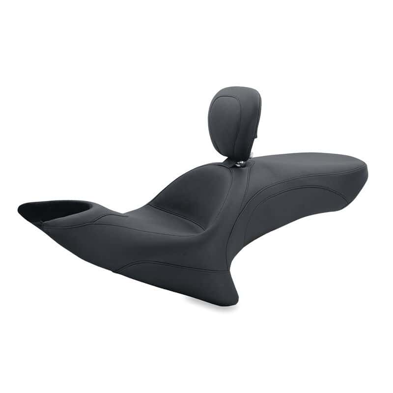 Mustang Motorcycle — Mustang 10-17 Victory Cross Roads, Cross Country, Hard-Ball, Magnum Touring 1PC Seat - Black - view 1