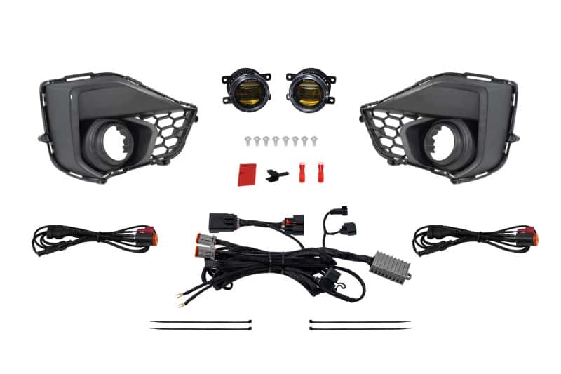 Diode Dynamics — Diode Dynamics 2025 Ford Mustang GT Elite Series Add-On Fog Lamp Kit Yellow - view 1