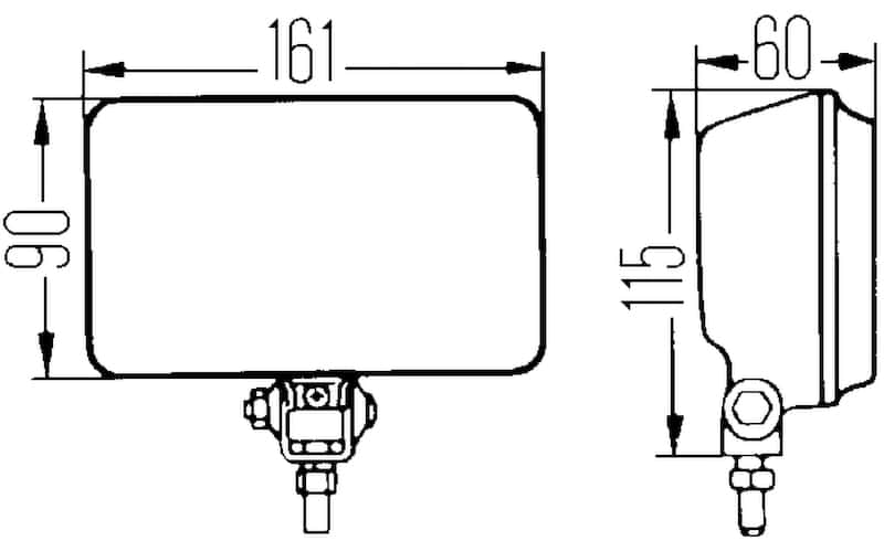 Hella — Hella Headlamp Zfh 0/180Gr Sw Mk Mgs12 1Fb - view 4