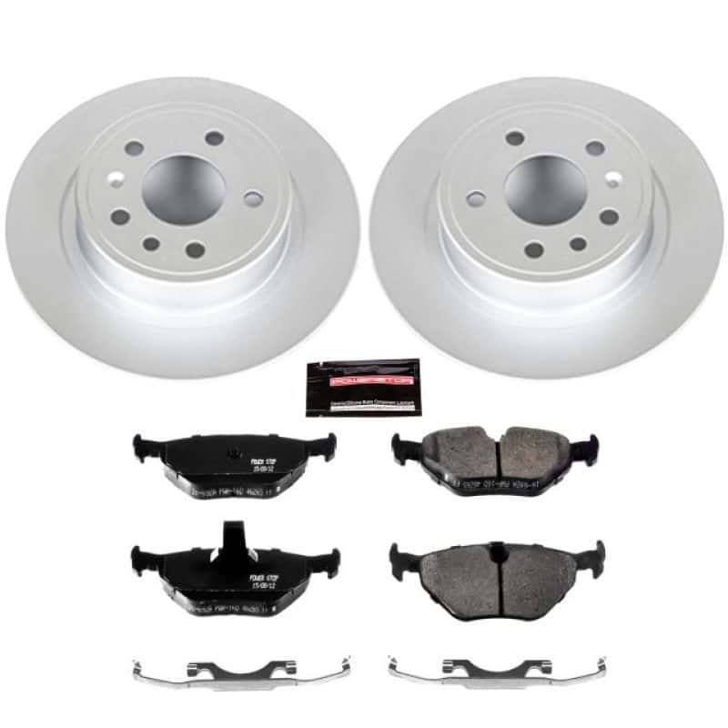 PowerStop — Power Stop 99-10 Saab 9-5 Rear Z23 Evolution Sport Coated Brake Kit - view 1