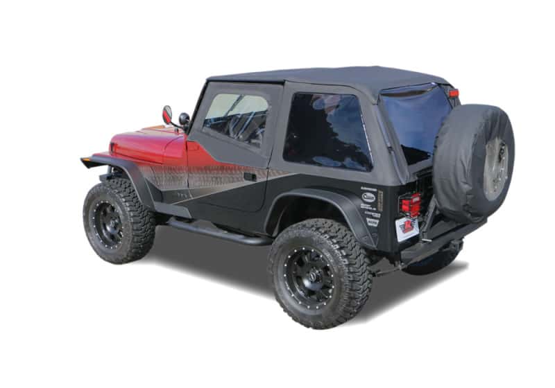 Rampage — Rampage 1992-1995 Jeep Wrangler(YJ) Frameless Soft Top Kit - Black Diamond
Frameless Soft Top K
Top-Soft - view 3