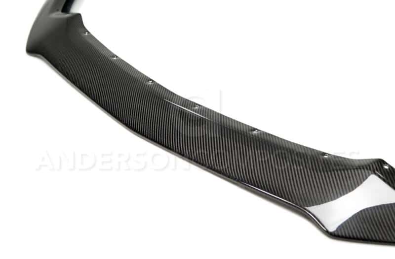 Anderson Composites — Anderson Composites 15-16 Ford Mustang Carbon Fiber Type-AC Front Chin Spoiler - view 5