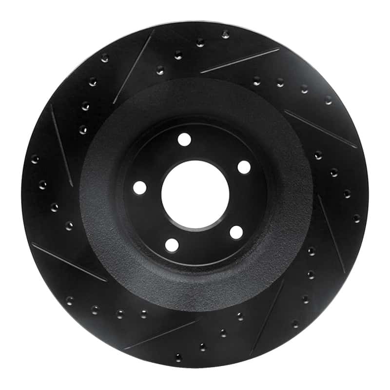 R1 Concepts — R1 08-14 Chrysler 200 Front Right Drilled & Slotted Black Brake Rotor
R1 Brake Rotor Drill - view 5