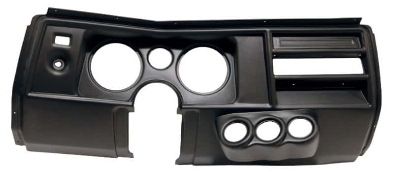 AutoMeter — Autometer 1969 Chevrolet Chevelle No Vent Direct Fit Gauge Panel 5in x2 / 2-1/16in x4
Gauge Panel - view 2