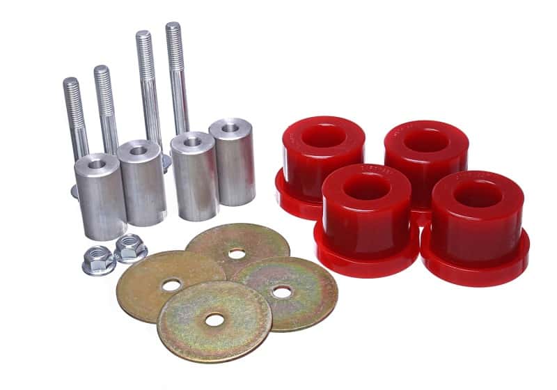 Energy Suspension — Energy Suspension 2015 Ford Mustang (Exc Cobra) Red Differential Mount Bushing Set
Differential Bushing - view 1