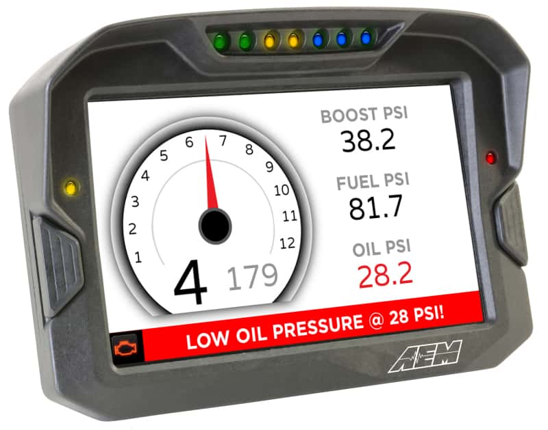 AEM — AEM CD-7 Logging GPS Enabled Race Dash Carbon Fiber Digital Display w/o VDM (CAN Input Only)
CD-7LG Carbon - view 10