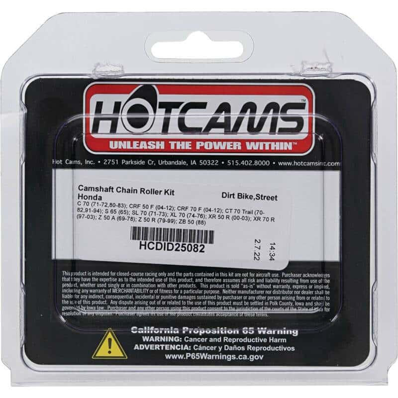 Hot Cams — Hot Cams 71-72/80-83 C 70/04-12 CRF 50 F/04-12 CRF 70 F Camshaft Chain Roller Kit - view 4