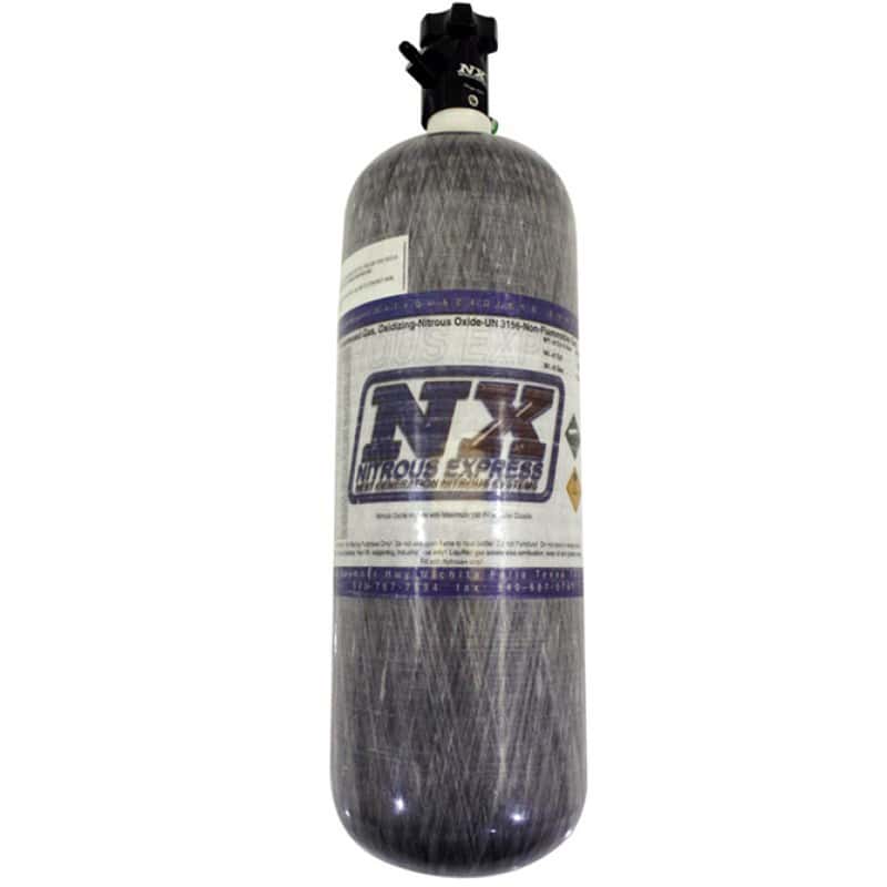 Nitrous Express — Nitrous Express Composite Bottle w/Lightning 500 Valve (6.79 Dia x 23.25 Tall)
N2OBottle - view 1