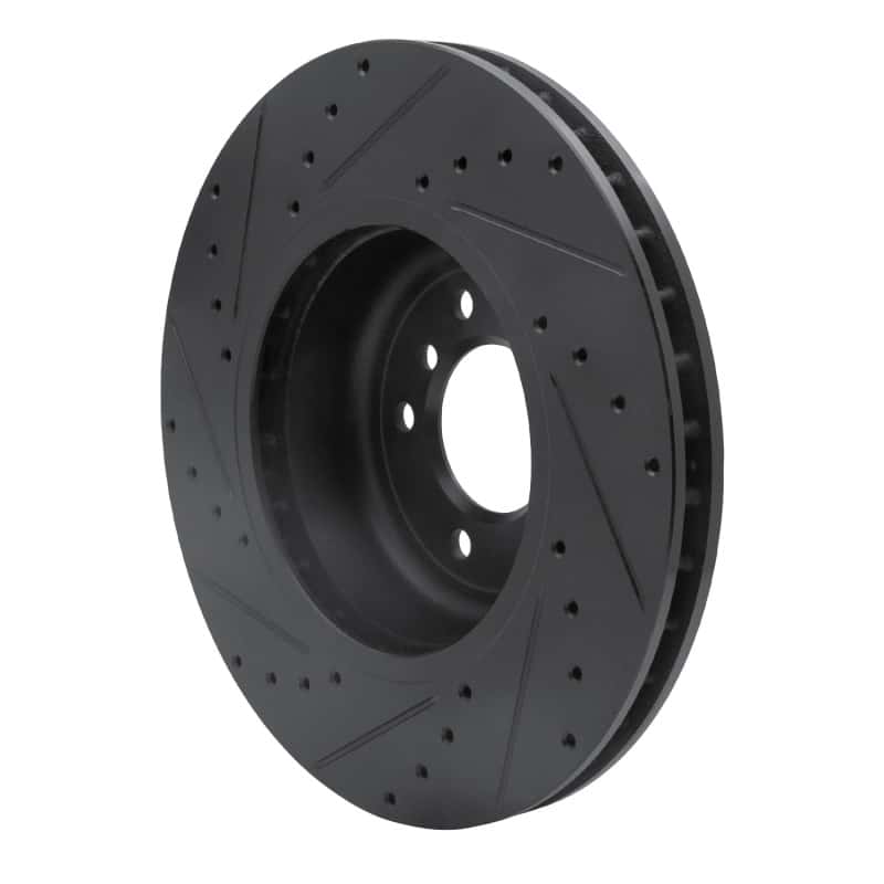 R1 Concepts — R1 11-16 BMW Z4 Front Right Drilled & Slotted Black Brake Rotor
R1 Brake Rotor Drill - view 4