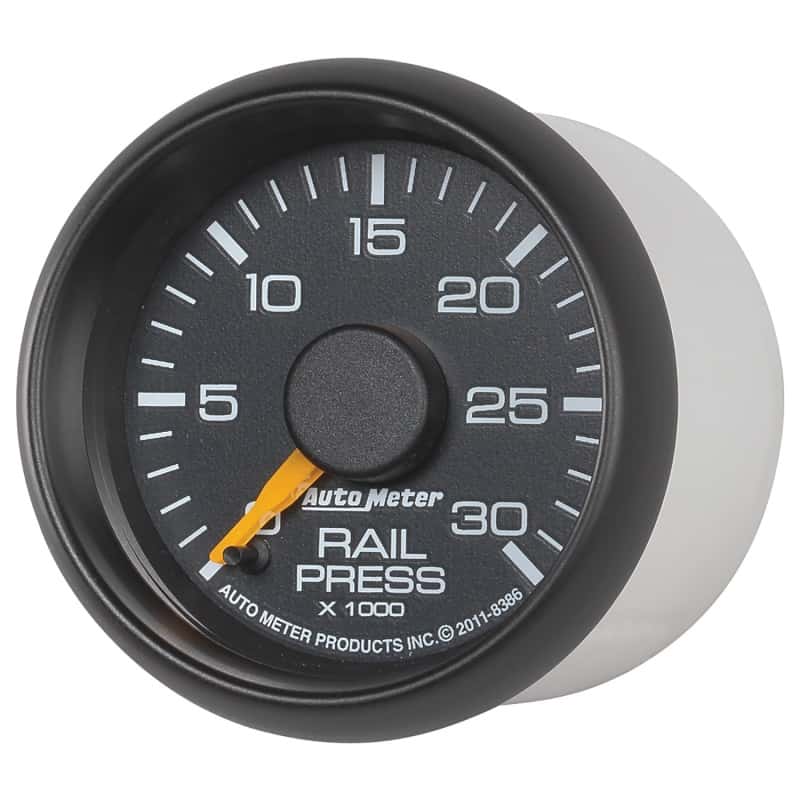 AutoMeter — Autometer Factory Match 52.4mm Digital Stepper Motor 0-30,000 PSI Diesel Fuel Rail Pressure Gauge
2" RAIL PRESS, 0-30K - view 8