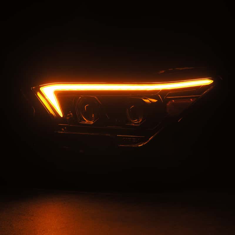 AlphaRex — AlphaRex 23-24 Toyota Tacoma LUXX-Series LED Proj Headlights Alpha Blk w/Actv Light & Seq. Sig + DRL
Projector Headlights - view 4