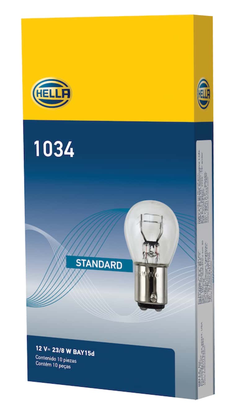 Hella — Hella Bulb 1034 12V 23/8W BAY15D S8
1034 Incan Bulb - view 5