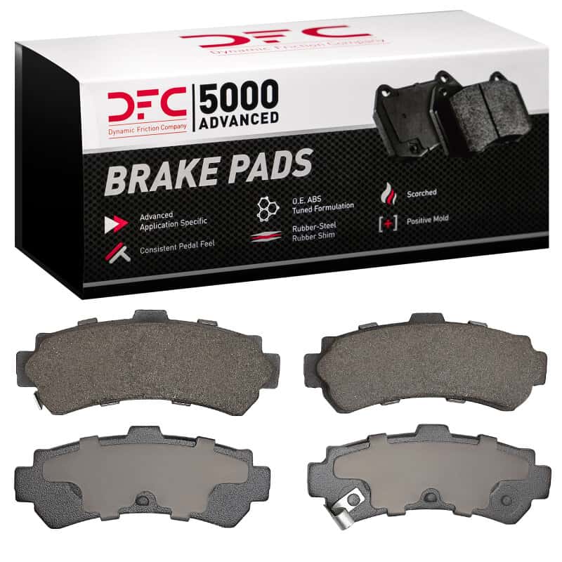 DFC — DFC 95-00 Nissan Lucino (Mexico) Rear 5000 Advanced Ceramic Brake Pads
DFC Brake Pad Set - view 4
