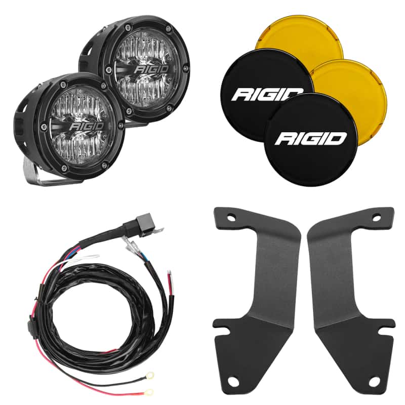 Rigid Industries — Rigid Industries 14-20 Toyota Tundra A-Pillar Light Kit w/4in. 360-Series Drive
Tundra 360 Light Kit - view 2