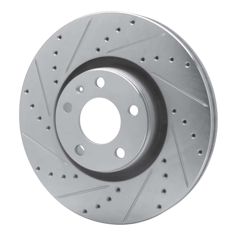 R1 Concepts — R1 05-11 Audi A6 (USA/Canada) Front Left Drilled & Slotted Silver Brake Rotor
R1 Brake Rotor Drill - view 2