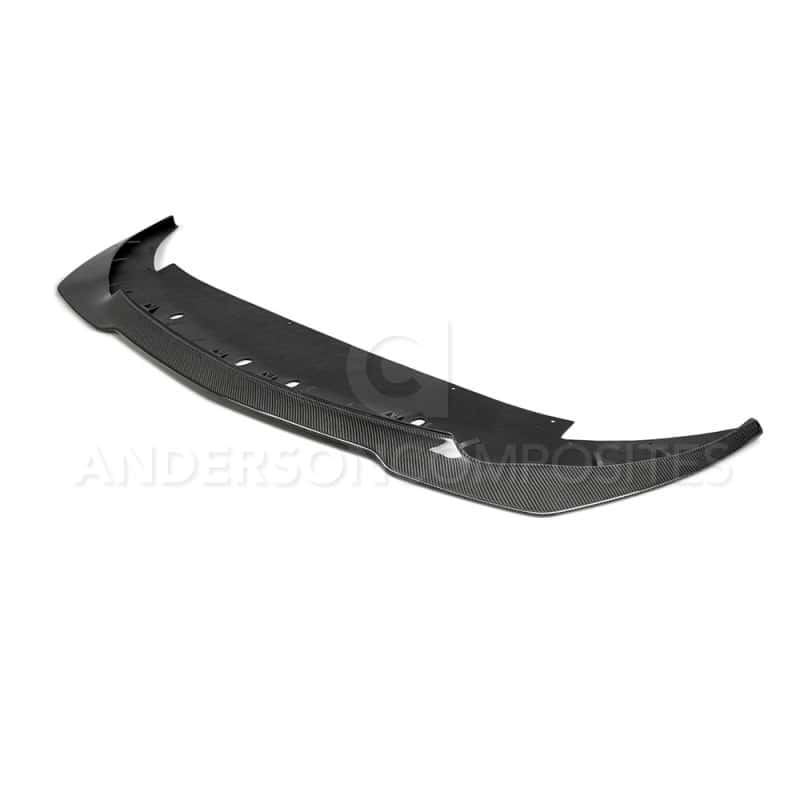 Anderson Composites — Anderson Composites 2015-2018 Ford Mustang Shelby GT350R Carbon Fiber Front Splitter (1 PC) - view 1