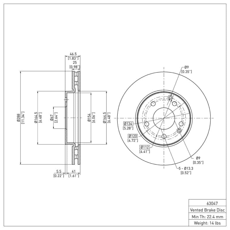 DFC — DFC 96-15 Mercedes-Benz SLK230 Front GeoSPEC Coated Rotor
DFC Brake Rotor - view 6