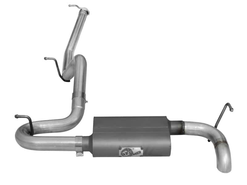 aFe — aFe Scorpion Exhaust System Cat Back 2.5in Aluminized Hi-Tuck 07-18 Jeep Wrangler JK V6 3.6/3.8L
Cat-Back Exhaust - view 2