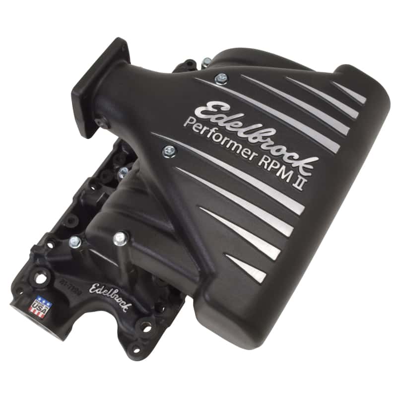 Edelbrock — Edelbrock Intake Manifold Ford Mustang 5 0L Performer RPM II Manifold Black Finish
MANIFOLD - view 4
