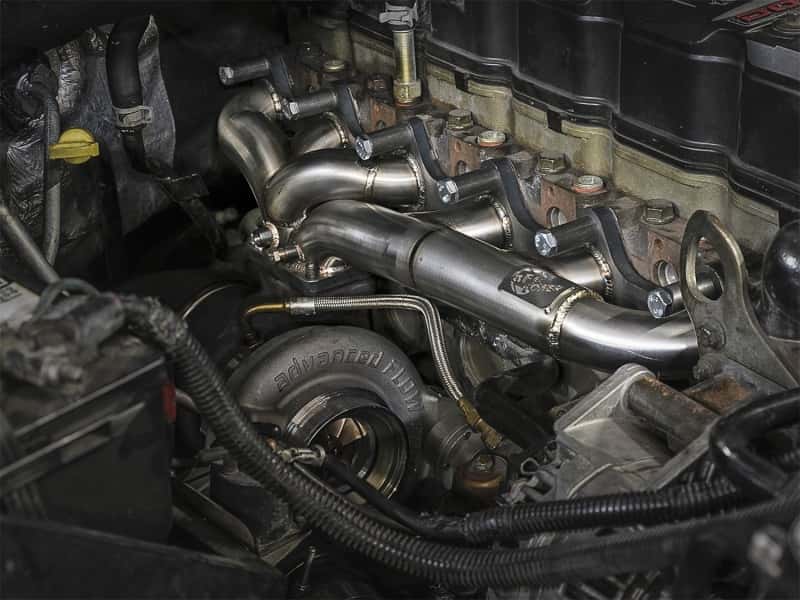aFe — aFe Twisted Steel Header w/ Turbo Manifold 03-07 Dodge Diesel L6-5.9L
Connection Pipes - view 9
