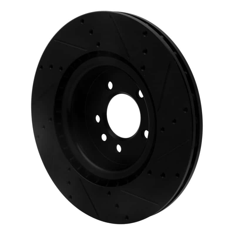R1 Concepts — R1 06-17 Land Rover Discovery (Latin America) Front Left Drilled & Slotted Black Brake Rotor
R1 Brake Rotor Drill - view 4