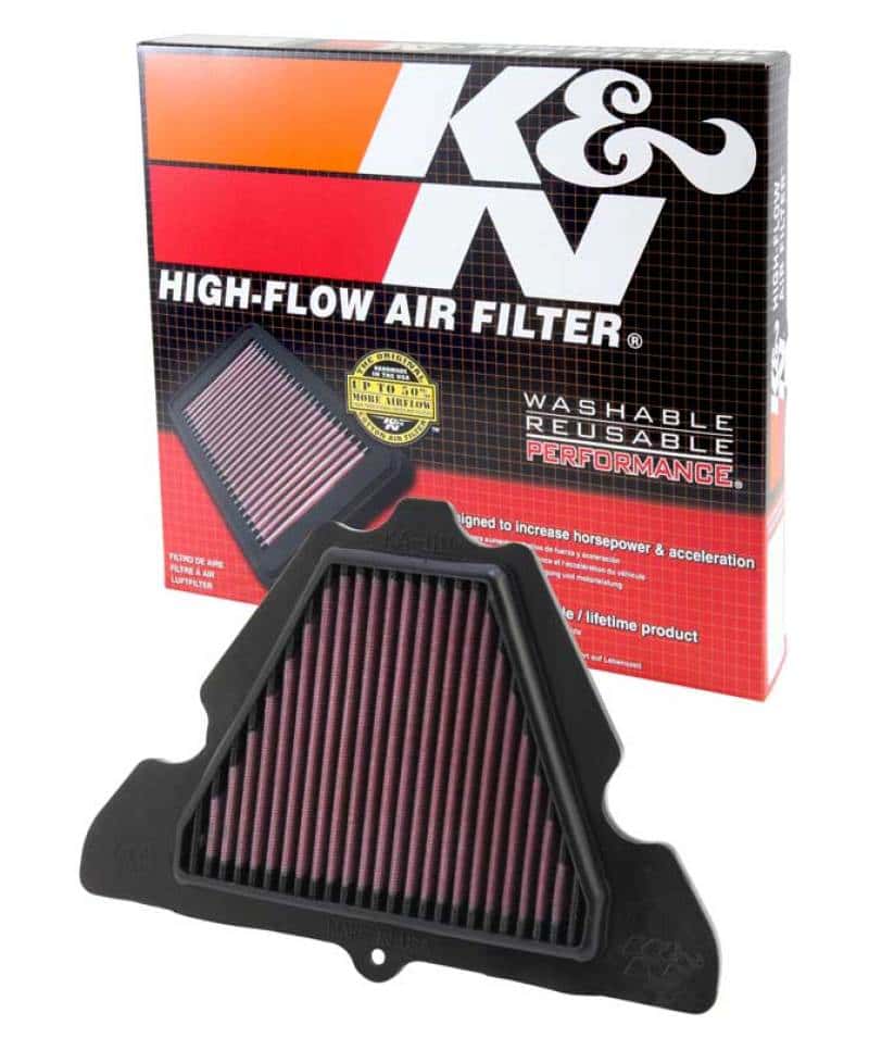 K&N Engineering — K&N 11-13 Kawasaki Z1000 1000/ ZX1000 Ninja / 11-12 Z1000 SX / 12 Versys 1000 Replacement Air Filter
Air Filter - view 3