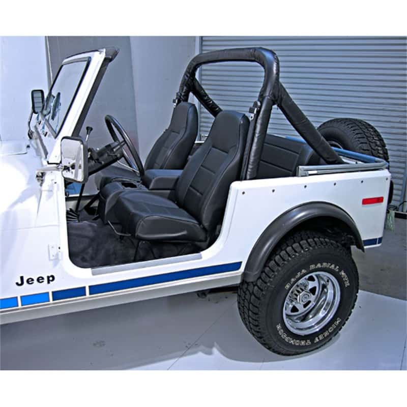 Rugged Ridge — Rugged Ridge High-Back Front Seat Non-Recline Black Denim 76-02 CJ&
OFFROAD_SEATS
Seat - view 1
