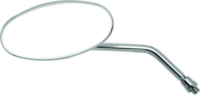 BikeMaster — BikeMaster Adjustable Oval Mirror 10mm - Each -Chrome - view 2