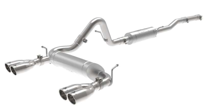 aFe — aFe Vulcan Series 2.5in 304SS Cat-Back Exhaust 07-18 Jeep Wrangler (JK) V6-3.6/3.8L w/ Polished Tips
Cat-Back Exhaust - view 2