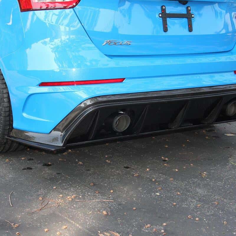 Anderson Composites — Anderson Composites 2016+ Ford Focus RS Type-R Rear Diffuser - view 4