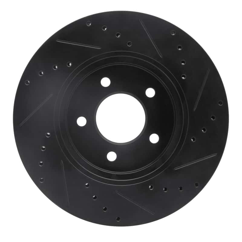 R1 Concepts — R1 05-12 Ford Escape Front Left Drilled & Slotted Black Brake Rotor
R1 Brake Rotor Drill - view 5