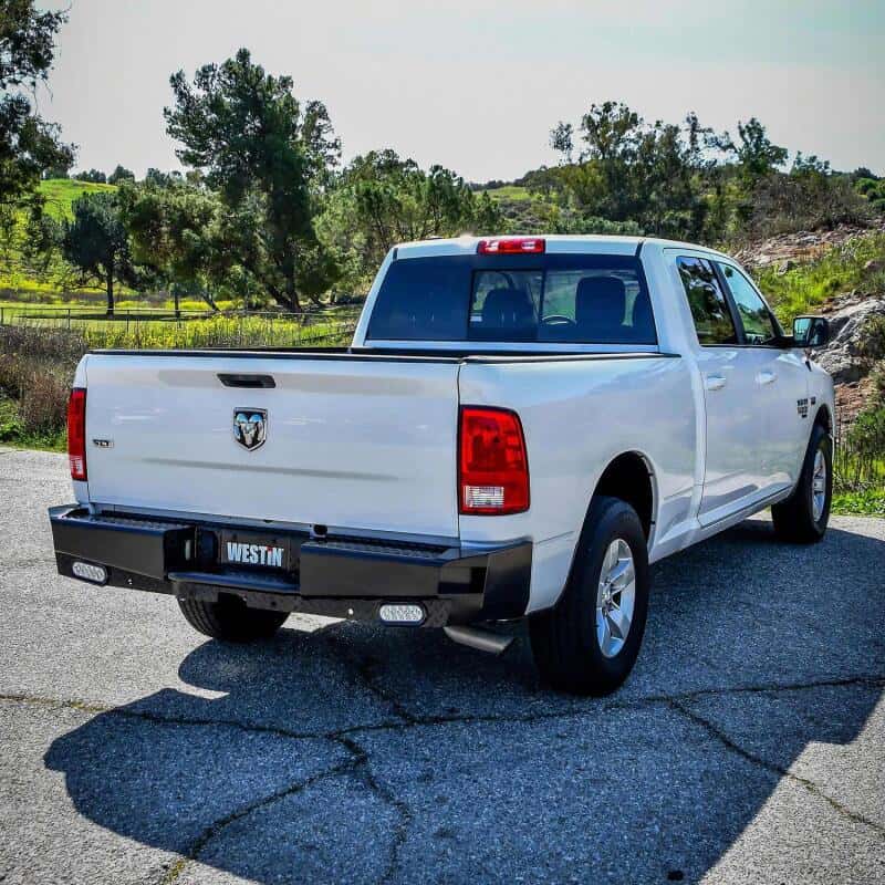 Westin — Westin 09-18 Ram 1500 HDX Bandit Rear Bumper - Black
Bumper- Rear
Bumper-Rear - view 6