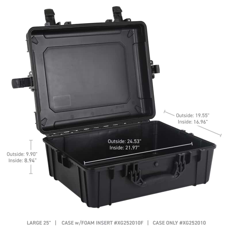 Go Rhino — Go Rhino XVenture Gear Hard Case - Large 25in. / Lockable / IP67 / Automatic Air Valve - Tex. Black
Xventure Hard Case - view 17