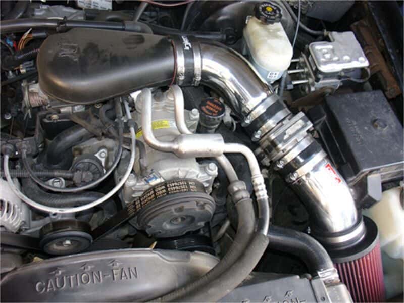 Injen — Injen 94-04 S10 Sonoma Jimmy Blazer 4.3L V6 Wrinkle Black Power-Flow Air Intake System
Short Ram Intake
Air Intake Kit - view 6