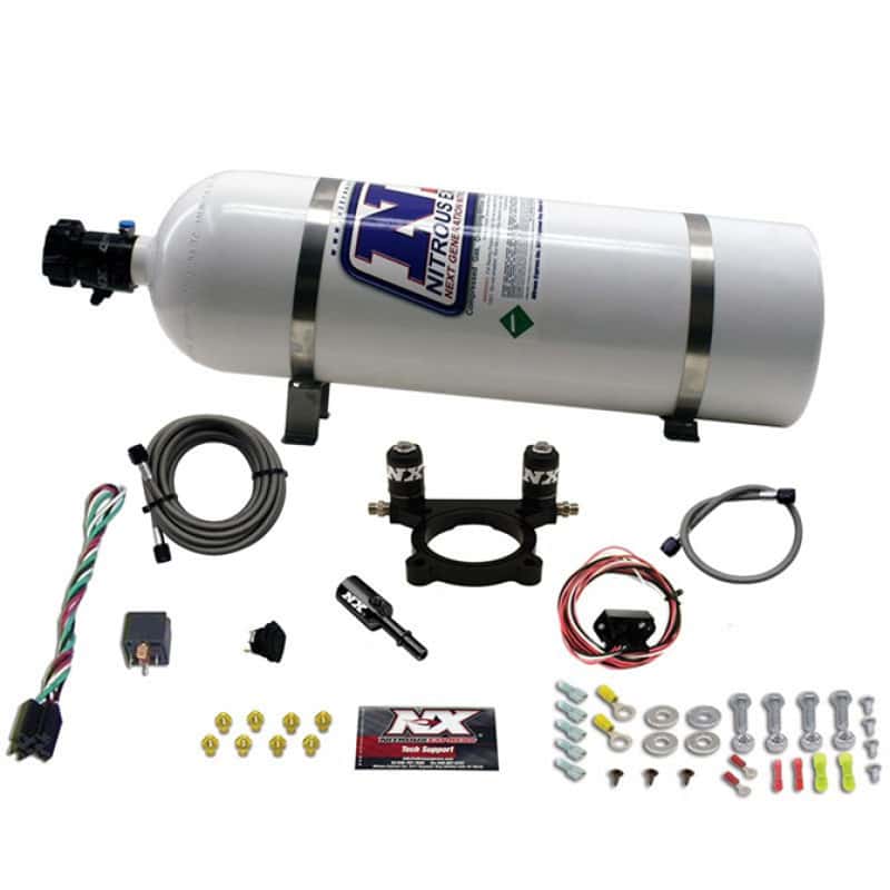 Nitrous Express — Nitrous Express 13-16 Dodge Dart 2.0L Nitrous Plate Kit (35-100HP) w/15lb Bottle
Injection System Kit
N2OSys - view 3