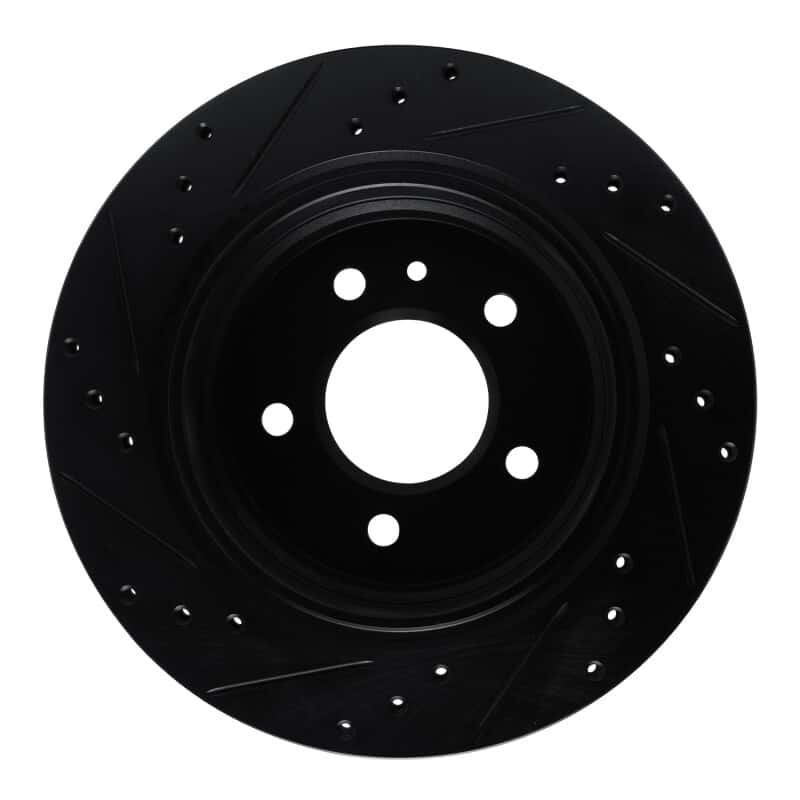 R1 Concepts — R1 88-94 BMW 750IL Rear Right Drilled & Slotted Black Brake Rotor
R1 Brake Rotor Drill - view 5