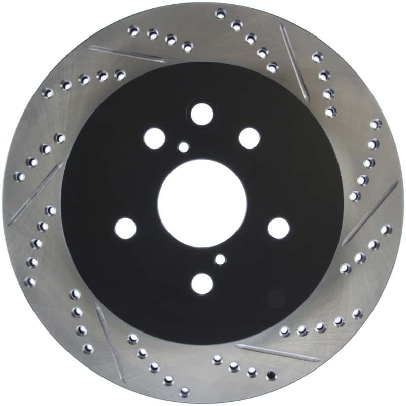 Stoptech — StopTech Power Slot 06-11 Lexus GS Series / 06-12 IS350 Rear Left Drilled & Slotted Rotor
Disc Brake Rotor
Slot/Drill Rotor - view 1