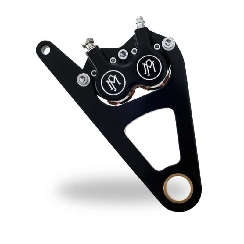 Performance Machine — Performance Machine Front 4 Piston Caliper and Bracket - Contrast Cut - view 1