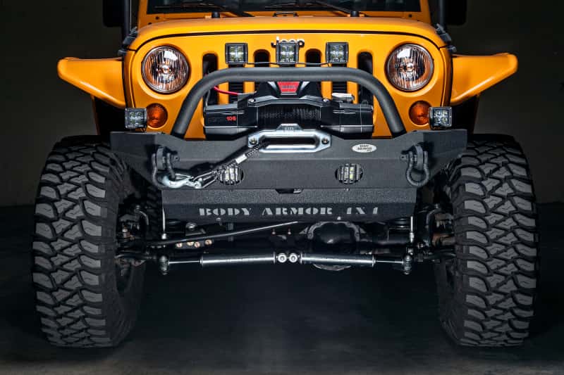Body Armor 4x4 — Body Armor 4x4 07-18 Jeep Wrangler JK Front Bumper Mid Stubby
Front Bumper - view 4