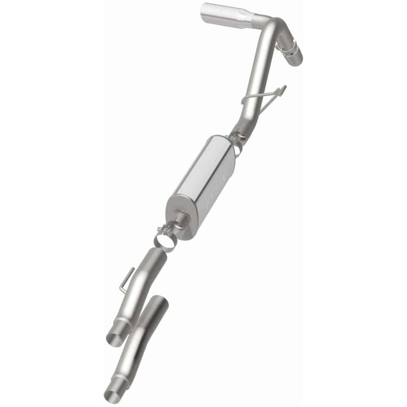Magnaflow — MagnaFlow 11 Ford F-150 3.7L/5.0L/6.2L SS Catback Exhaust Single Rear Side Exit w/ 4in SS Tips
Cat-Back - view 4