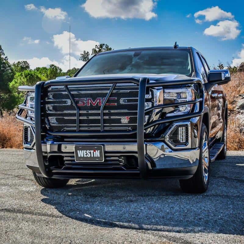 Westin — Westin 19-21 GMC Sierra 1500 HDX Grille Guard - Black
Grille Guard - view 4