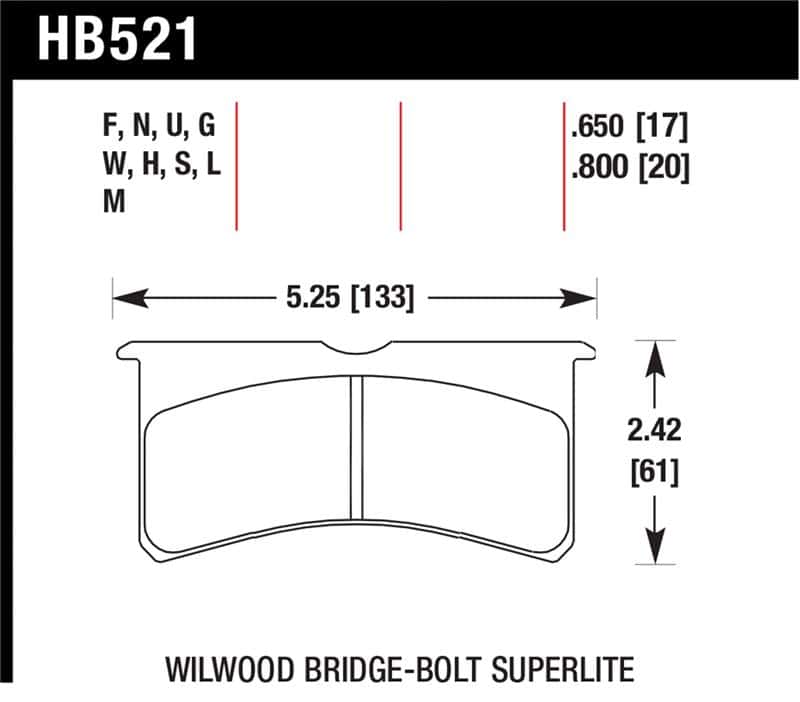 Hawk Performance — Hawk HP+ Street Brake Pads
Disc Brake Pad - view 1