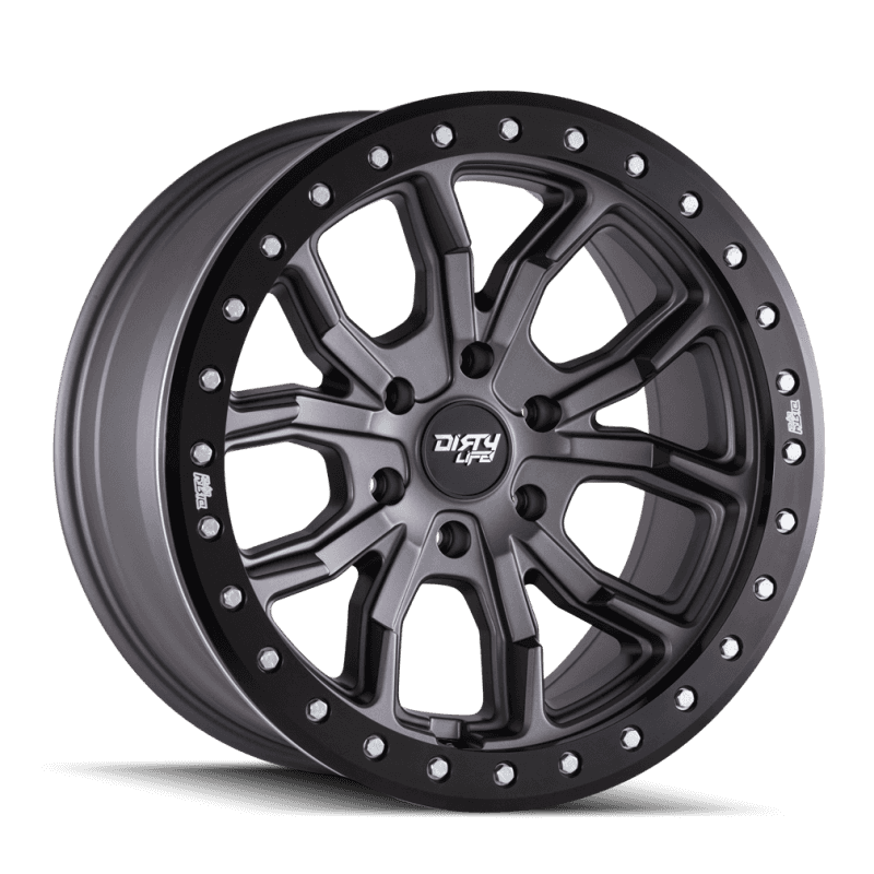 Dirty Life — Dirty Life 9303 DT-1 17x9/5x127 BP/-12mm Offset/78.1mm Hub Matte Gunmetal Wheel - Simulated Rashring
DIRTY LIFE 9303 - view 1
