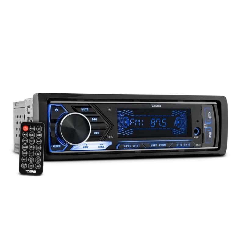 DS18 — DS18 Single Din Headunit Mech-Less Player Receiver Dual USB 7 Volt Preouts - view 1