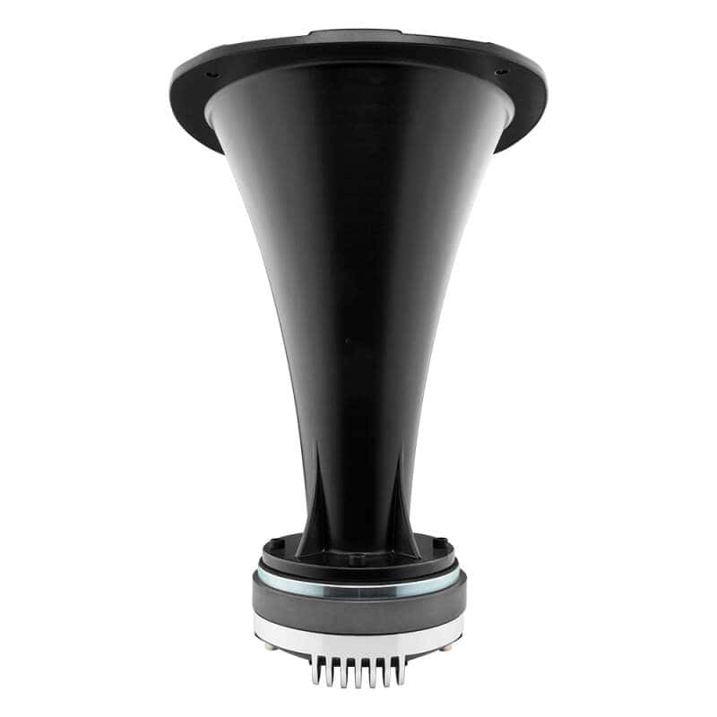 DS18 — DS18 2in Long Bolt-On Throat Horn 27 Degree 10.84in Depth Black Aluminum - view 3