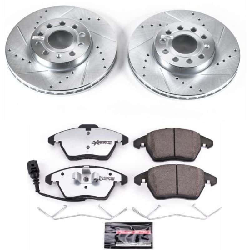 PowerStop — Power Stop 10-12 Audi A3 Front Z26 Street Warrior Brake Kit - view 1