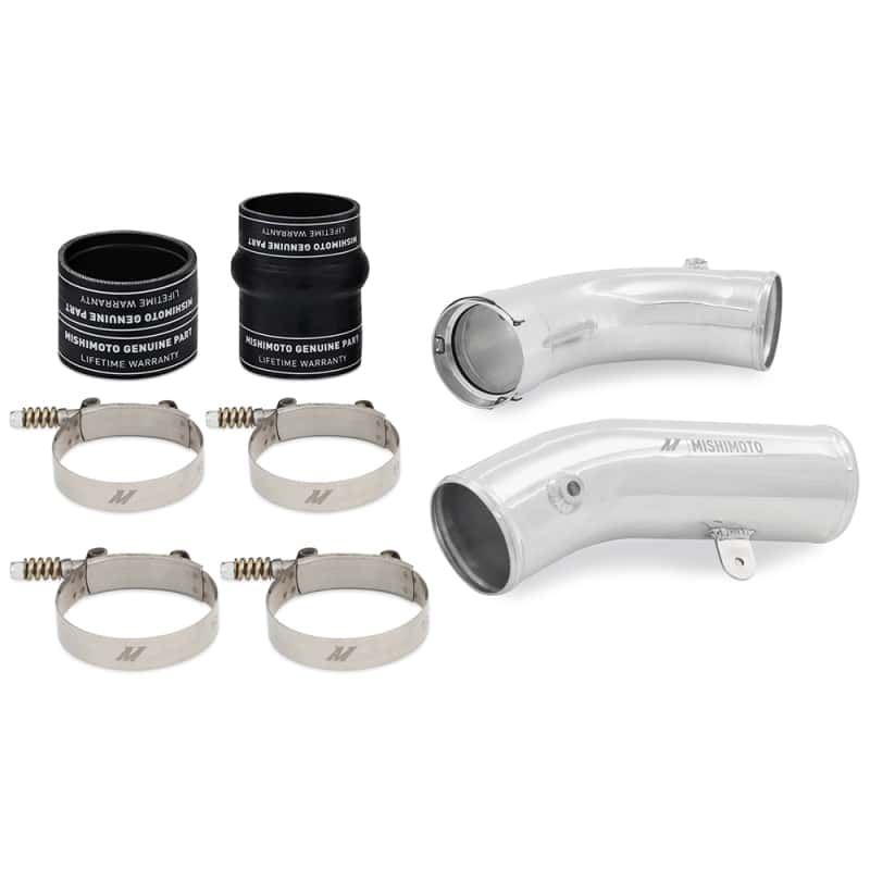 Mishimoto — Mishimoto 17-19 GM 6.6L L5P Cold-Side Pipe and Boot Kit Polished
Turbo Intercool Pipe - view 1