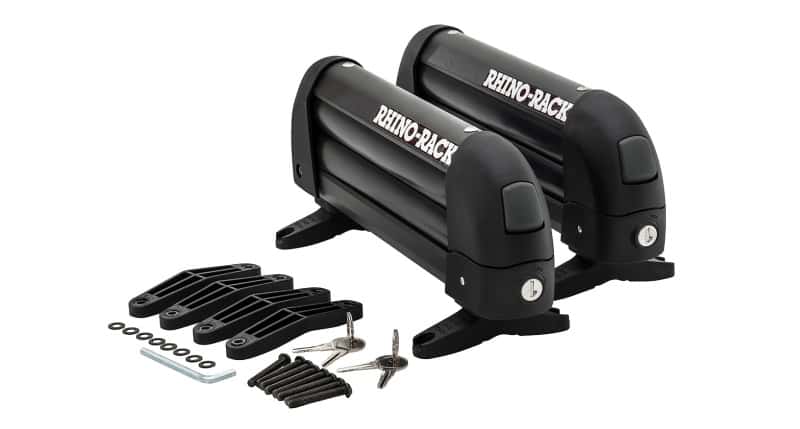 Rhino-Rack — Rhino-Rack Universal Ski Carrier - Fits 2 Pairs of Skis - Black - view 3