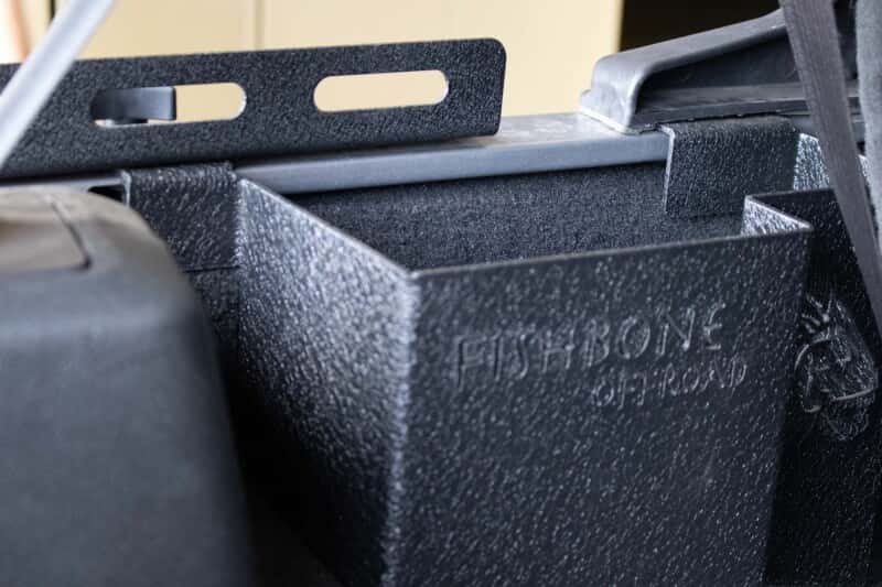 Fishbone Offroad — Fishbone Offroad 07-18 Jeep Wrangler JK Tub Rail Tie Downs Steel Powdercoat - view 6